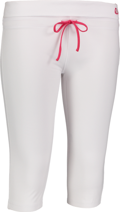 Damen Baumwolle Sweat- shorts weiß RIPPEE - NBSPL2464A