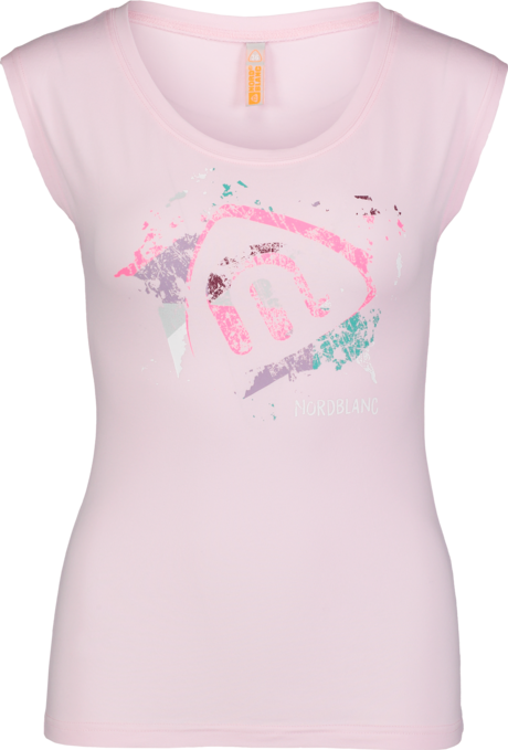 Damen Elastisches T-Shirt pink QUIVER