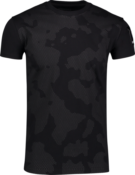 Herren Baumwolle T-Shirt schwarz ARMY
