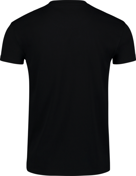 Herren Baumwolle T-Shirt schwarz REMISS