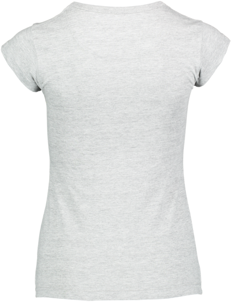 Damen Baumwolle T-Shirt grau FLATER