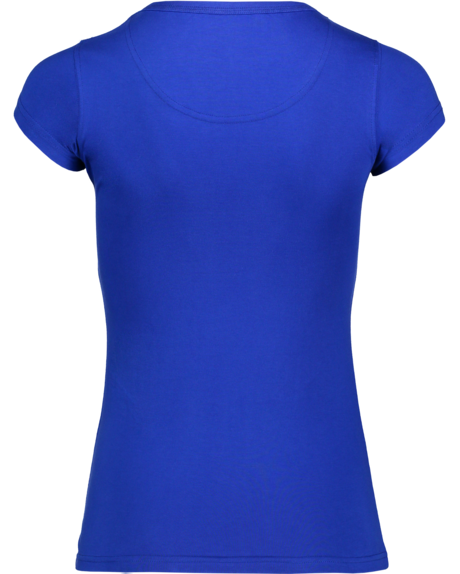 Damen Baumwolle T-Shirt blau PRETTIFY