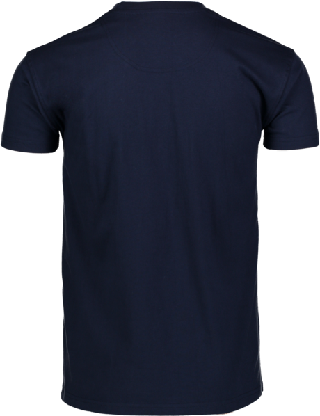 Herren Baumwolle T-Shirt blau BUCK
