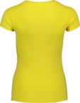 Damen Elastisches T-Shirt gelb HUMBLE
