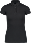 Damen Elastisches Poloshirt schwarz STANDY