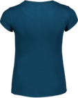 Damen Baumwolle T-Shirt blau DROP