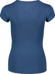 Damen Baumwolle T-Shirt blau CALLIGRAPHY